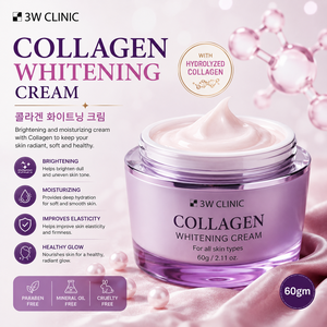 3W Clinic Collagen Whitening Cream – 60gm